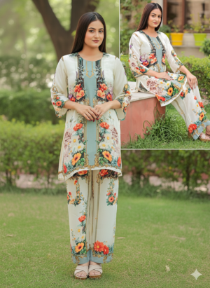 Poly Rayon Print Cord Set